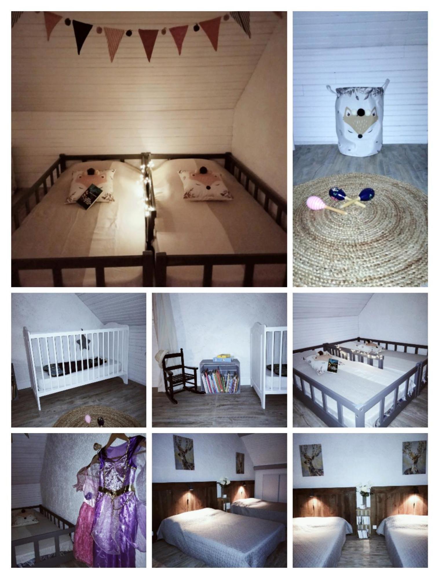 Chambre Familiale Anna "Mon Lit Au Pre" , Jusqu'A 4 Adultes Et 2 Enfants Avec Piscine Familles, Couples Ou Femmes Seulement Pontours Zewnętrze zdjęcie